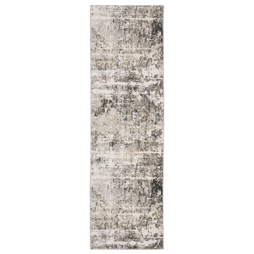 NEBULOUS Grey 2' 3 X  7' 6 Area Rug. Picture 1