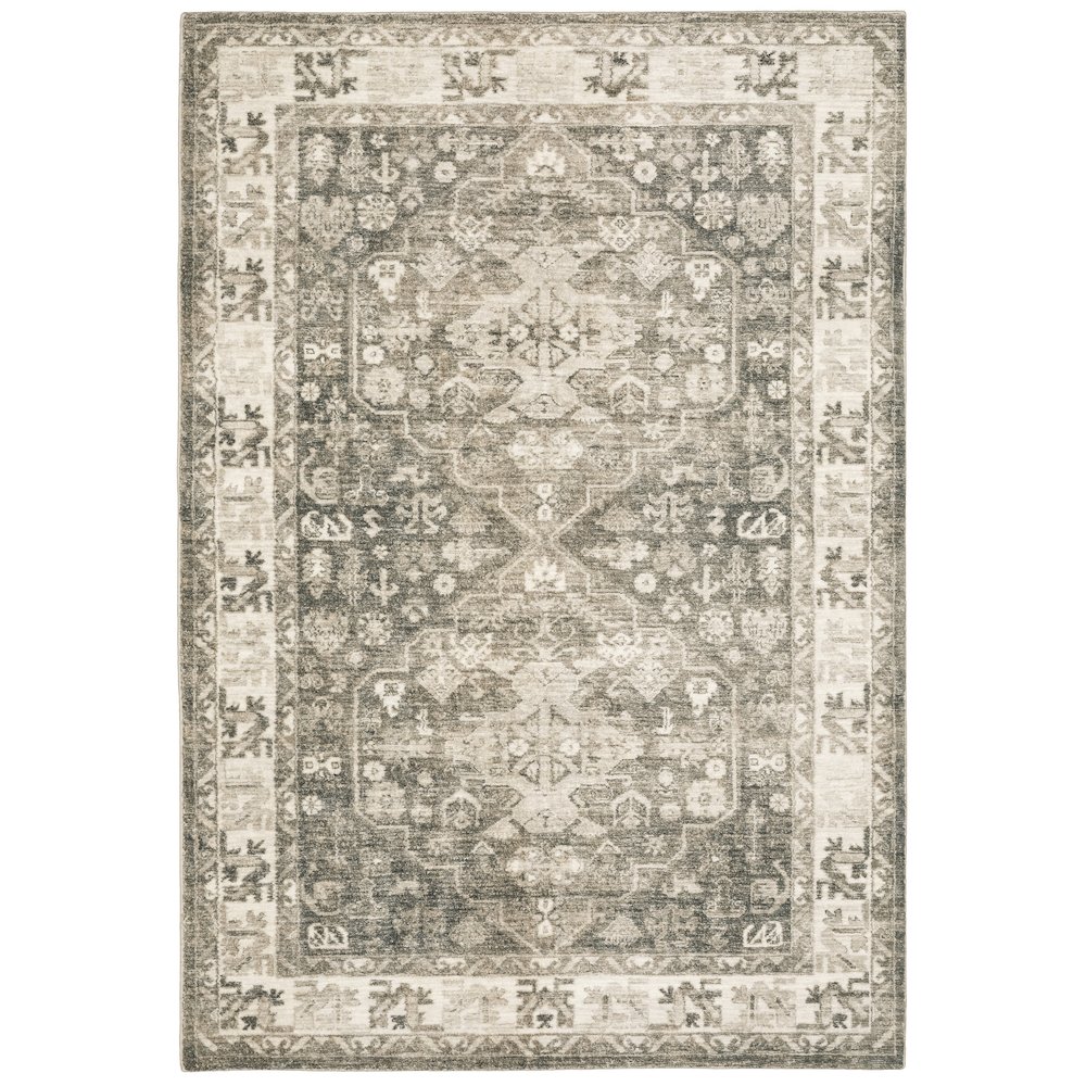SAVOY Charcoal 5' 3 X  7' 3 Area Rug. Picture 1