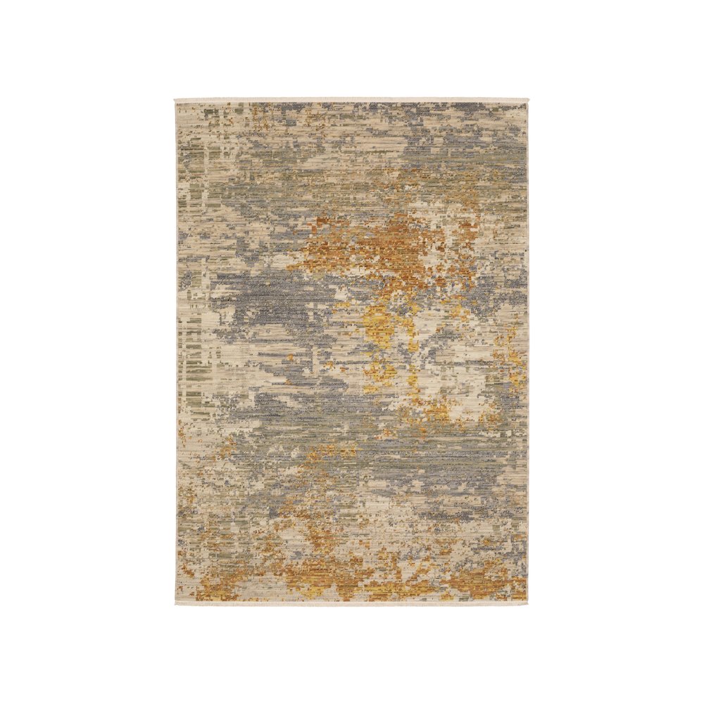 Casual Rug 2' X  3' Size in Beige/ Gold Color. Picture 1