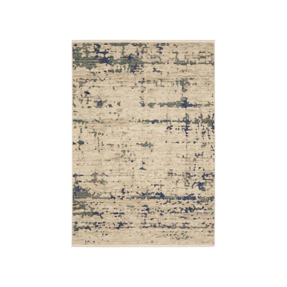 Casual Rug 2' X  3' Size in Beige/ Green Color. Picture 1
