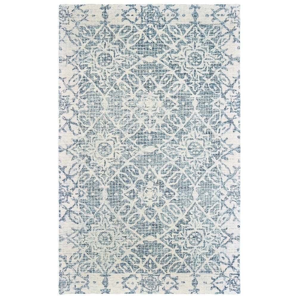 TALLAVERA Blue 3' 6 X  5' 6 Area Rug. Picture 1