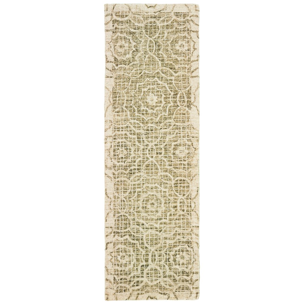 TALLAVERA Green 2' 6 X  8' Area Rug. Picture 1