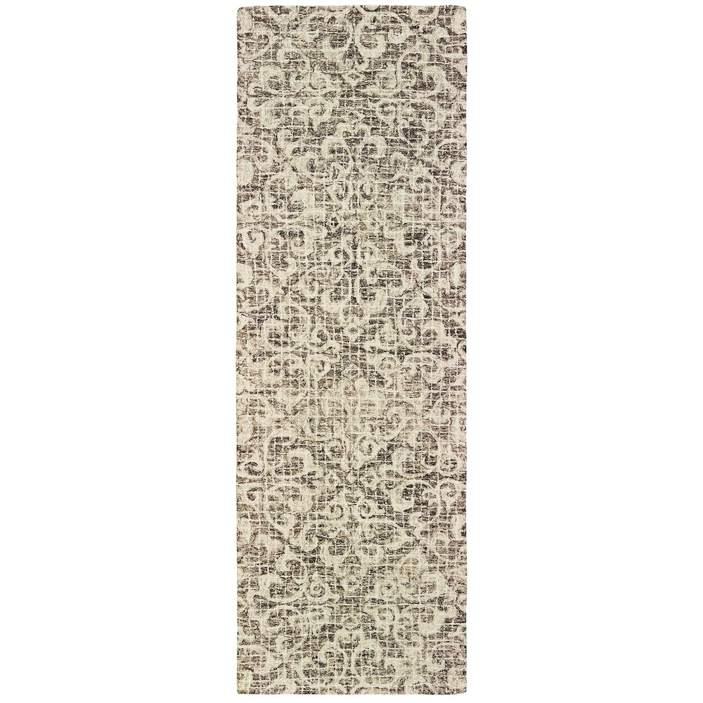 TALLAVERA Brown 2' 6 X  8' Area Rug. Picture 1