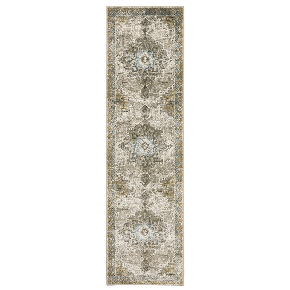 VENICE Grey 2' 3 X  7' 6 Area Rug. Picture 1