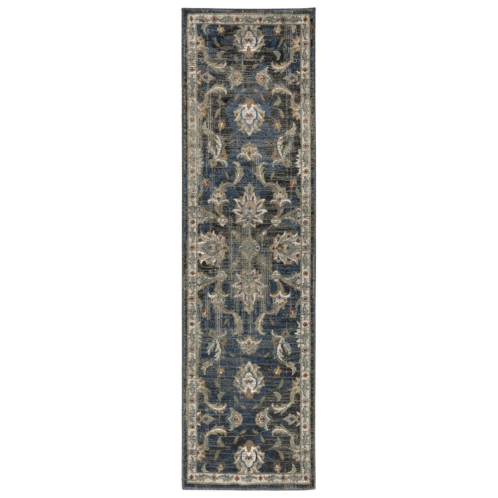 VENICE Charcoal 2' 3 X  7' 6 Area Rug. Picture 1