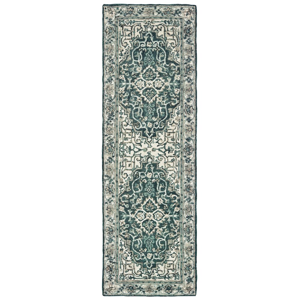 ZAHRA Grey 2' 6 X  8' Area Rug. Picture 1