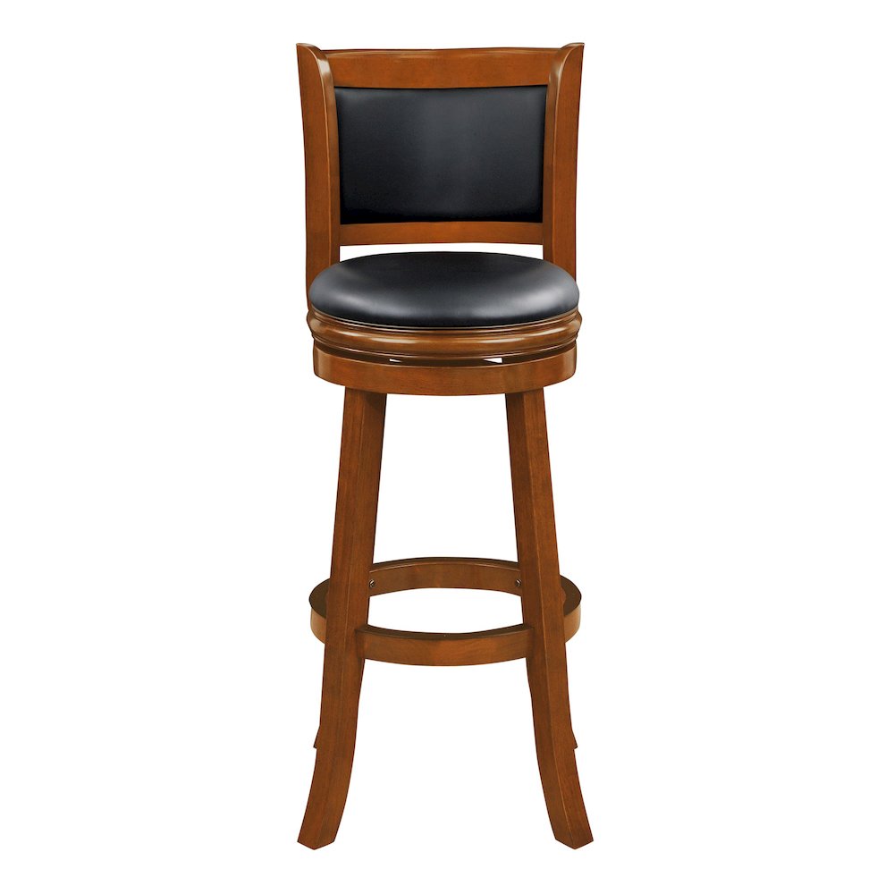 Augusta Swivel Extra Tall Bar Stool - Cherry. Picture 1