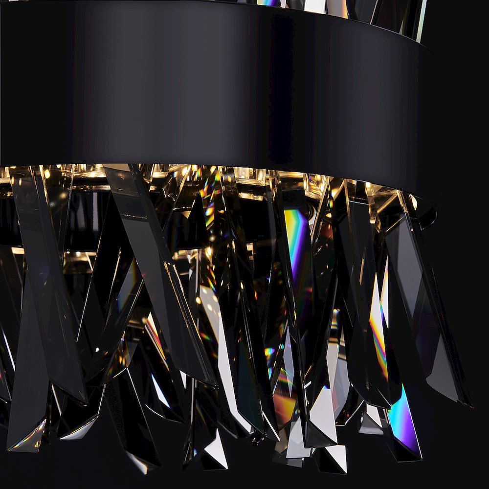 Glacier 10-in (26-watt) LED Black Nickel Pendant. Picture 5