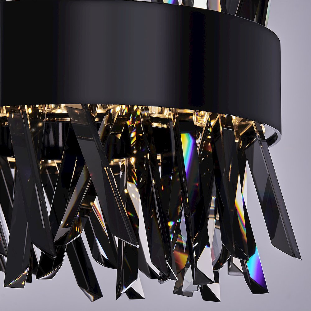 Glacier 10-in (26-watt) LED Black Nickel Pendant. Picture 6