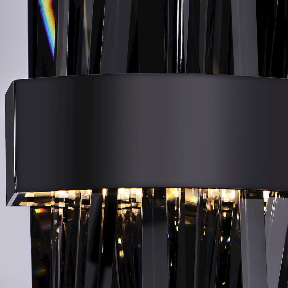 Glacier 12-in (8-watt) LED Black Nickel ADA Wall Sconce. Picture 3