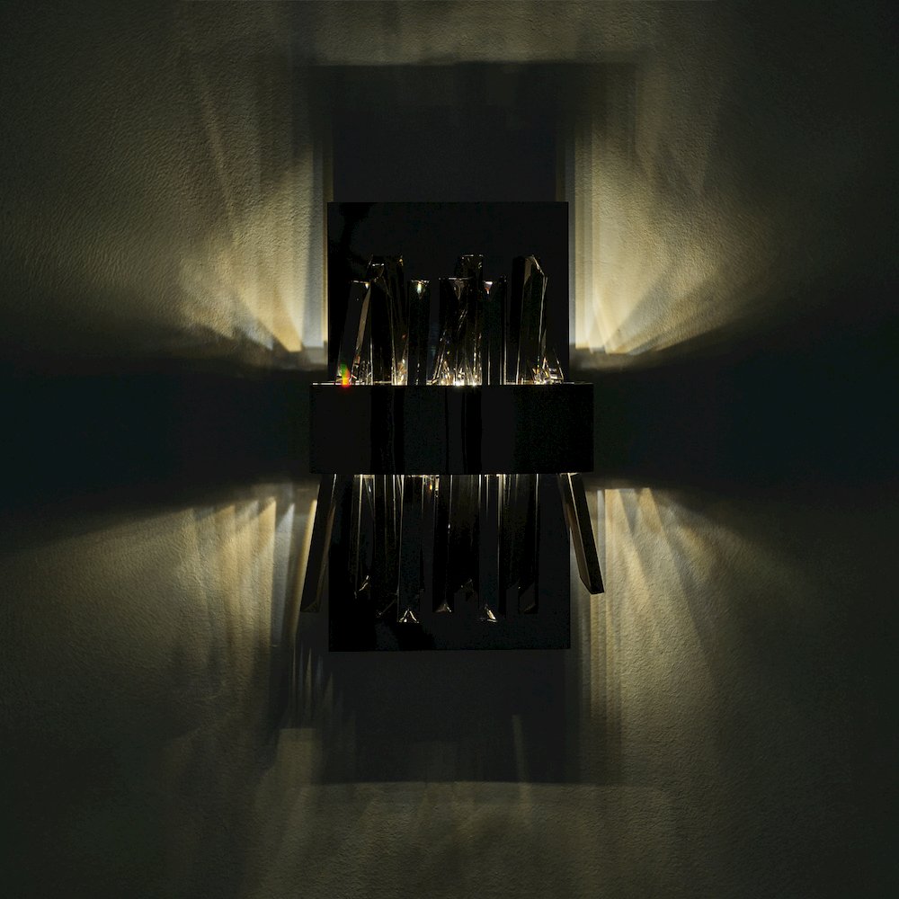 Glacier 12-in (8-watt) LED Black Nickel ADA Wall Sconce. Picture 6