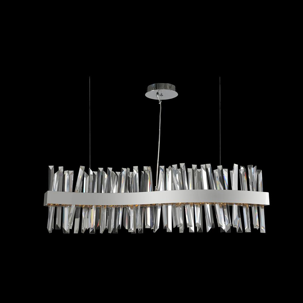 Glacier 42 Inch LED Wave Island. Picture 1