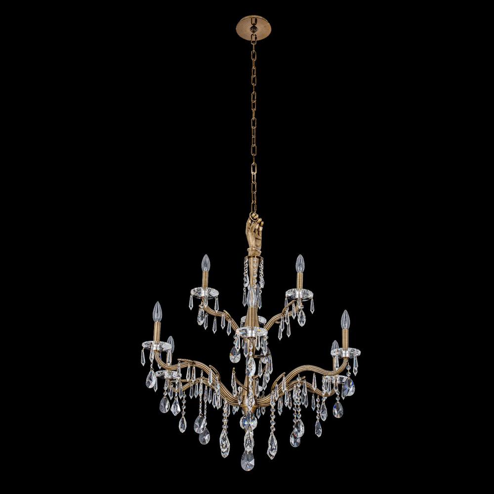 Venere 9 Light 2 Tier Chandelier. Picture 1