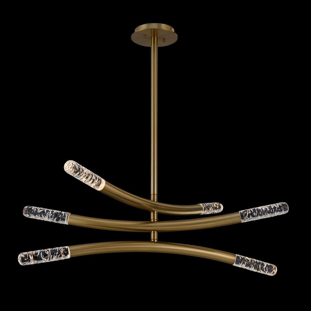 Laga 6 Lt LED Chandelier. Picture 1