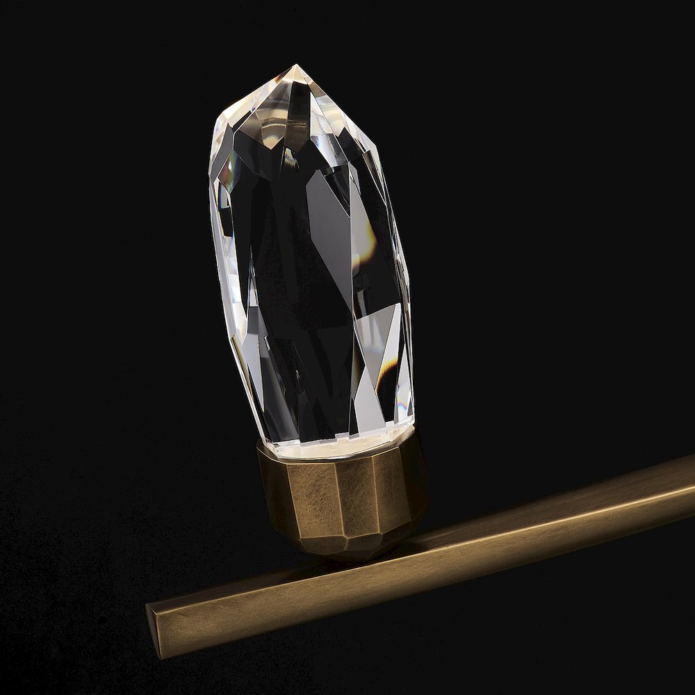 Bilancia 48-in (28-watt) LED True Brass Chandelier. Picture 8