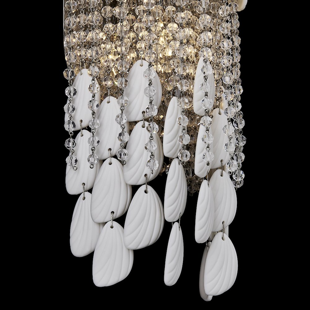Farfalle 8.75-in 2 Light (40-watt) Brushed Champagne Gold Wall Sconce. Picture 12