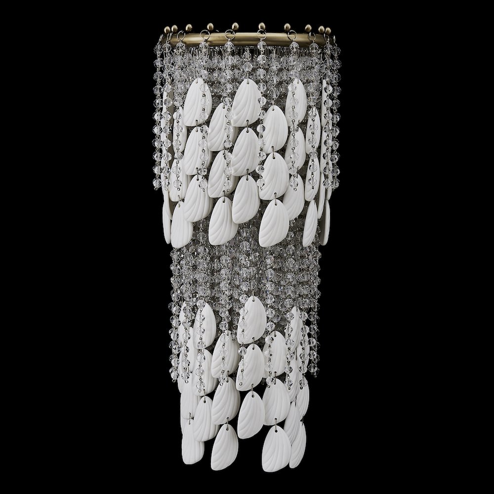Farfalle 8.75-in 2 Light (40-watt) Brushed Champagne Gold Wall Sconce. Picture 20