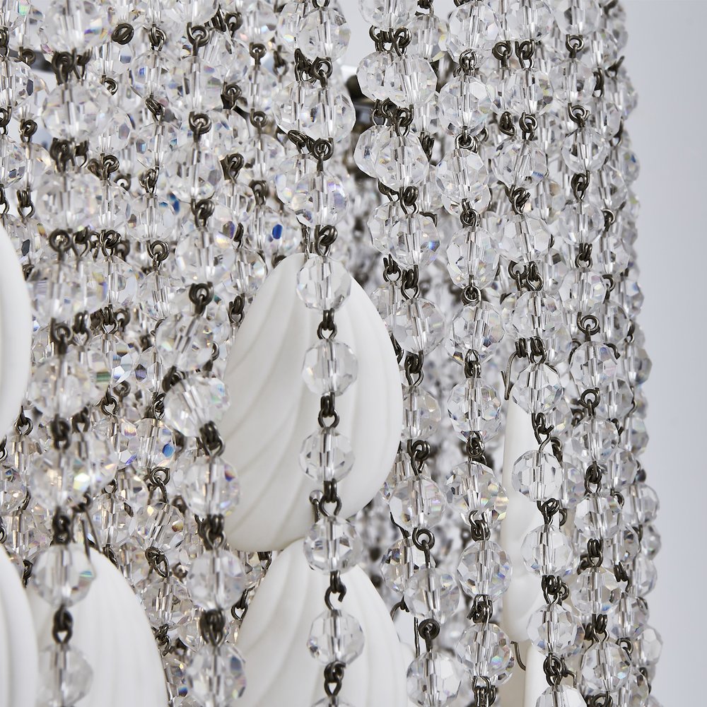 Farfalle 28-in 18 Light (40-watt) Brushed Champagne Gold Chandelier. Picture 20