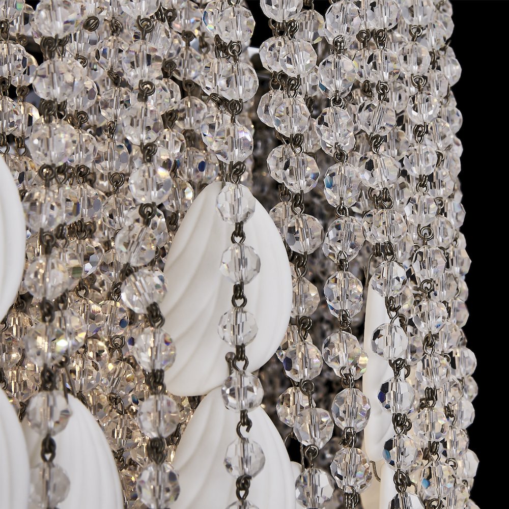 Farfalle 28-in 18 Light (40-watt) Brushed Champagne Gold Chandelier. Picture 21