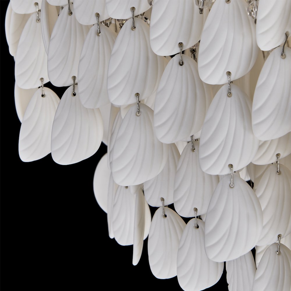 Farfalle 28-in 18 Light (40-watt) Brushed Champagne Gold Chandelier. Picture 22