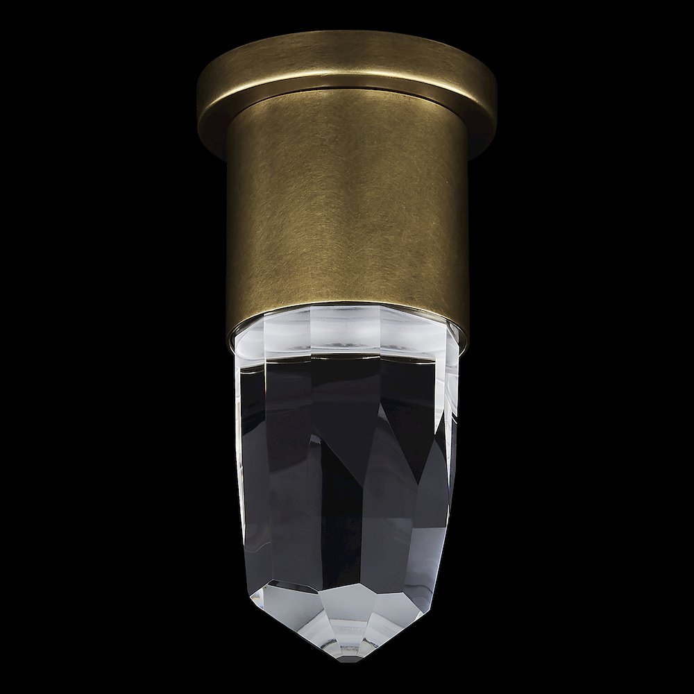 Ore 5-in (8-watt) LED True Brass Wall Sconce. Picture 2