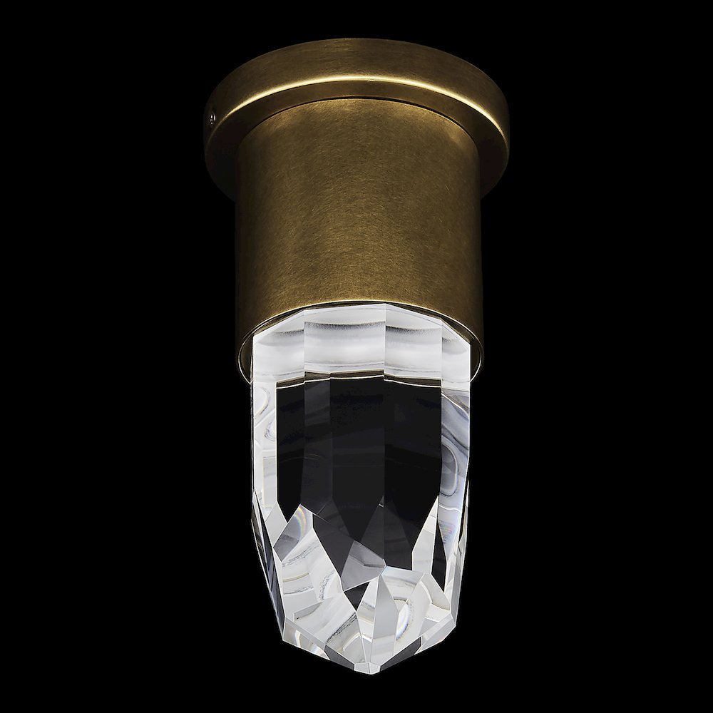 Ore 5-in (8-watt) LED True Brass Wall Sconce. Picture 6