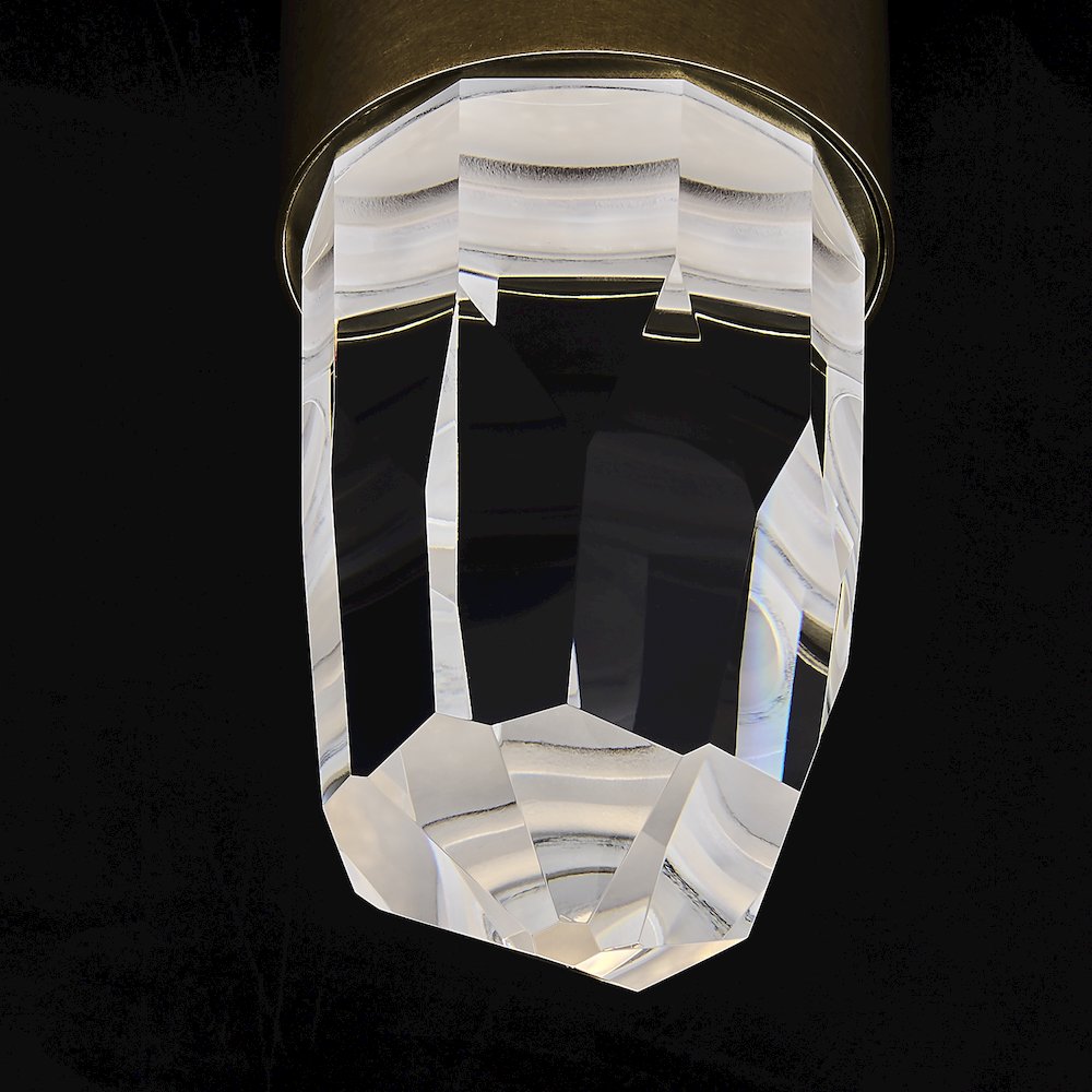 Ore 5-in (8-watt) LED True Brass Wall Sconce. Picture 11