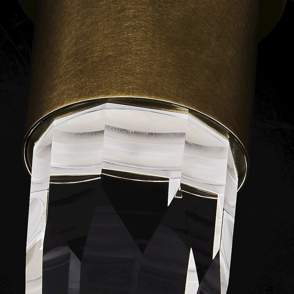 Ore 5-in (8-watt) LED True Brass Wall Sconce. Picture 12