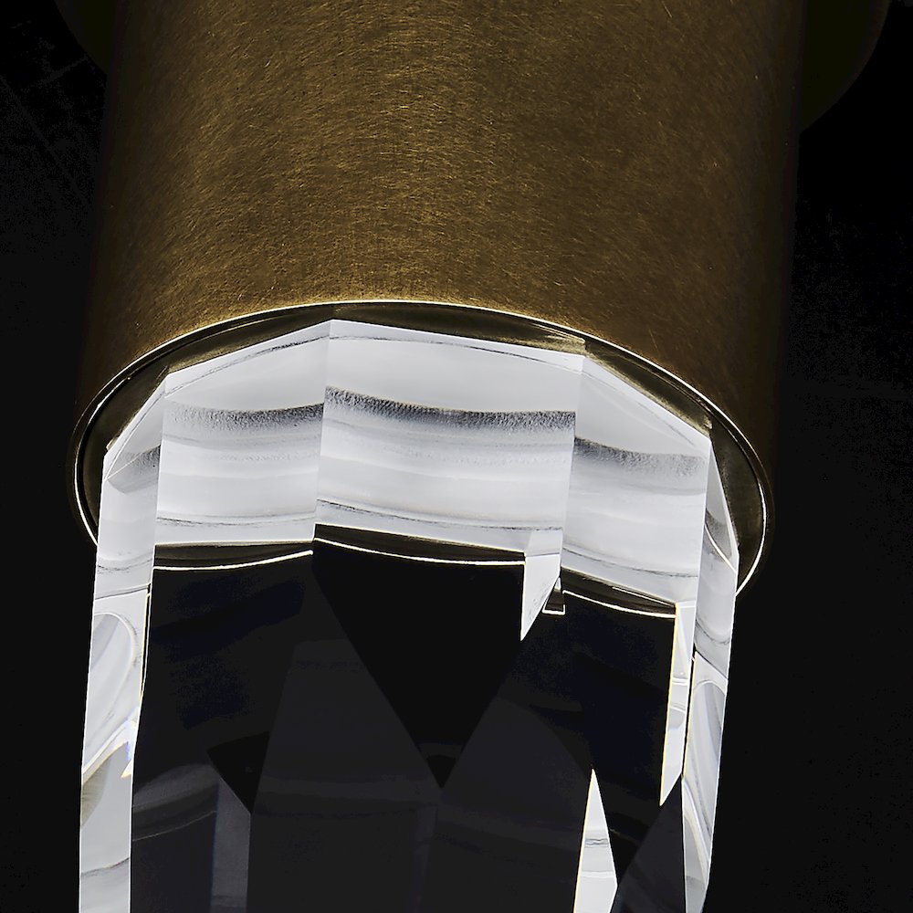 Ore 5-in (8-watt) LED True Brass Wall Sconce. Picture 13