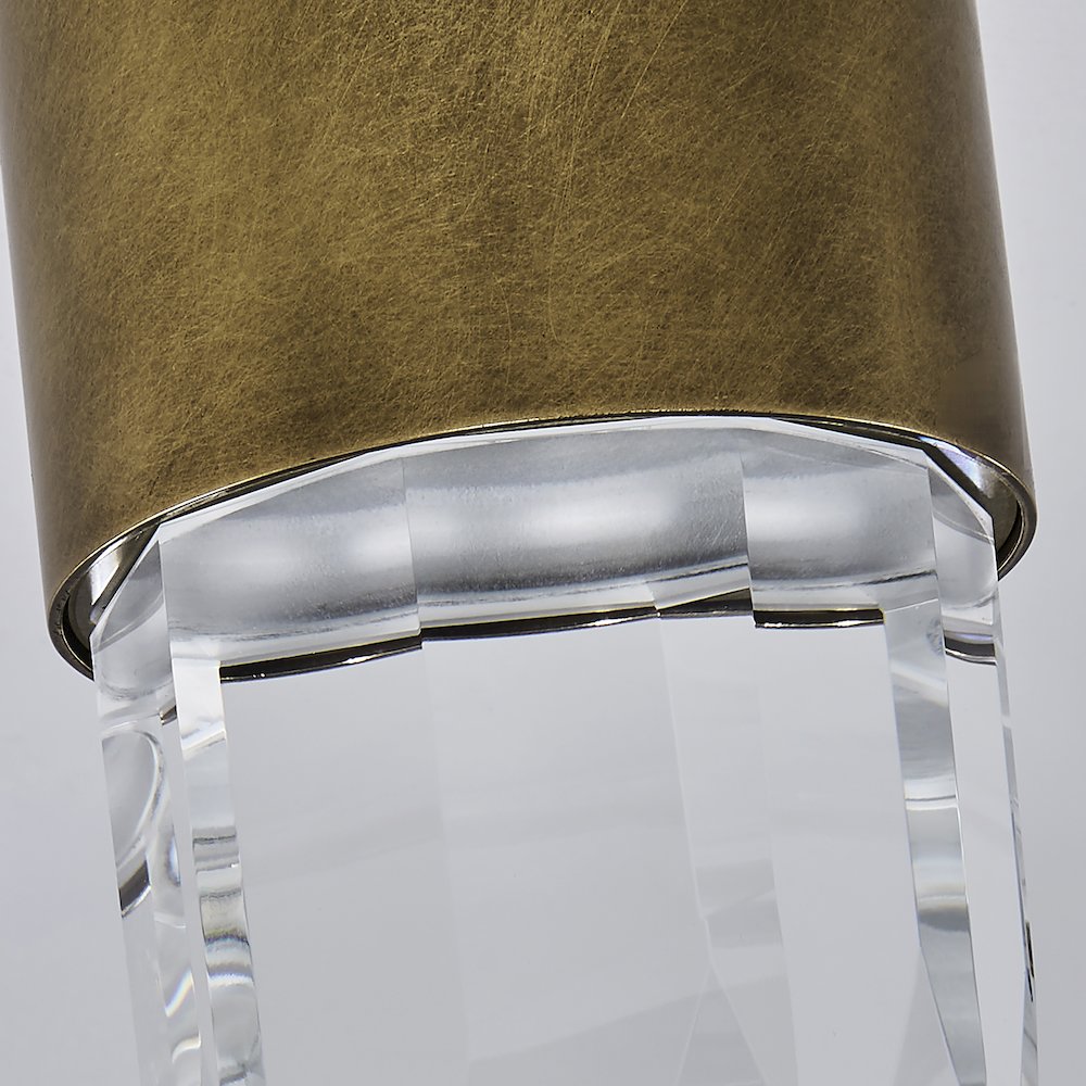 Ore 5-in (8-watt) LED True Brass Wall Sconce. Picture 17