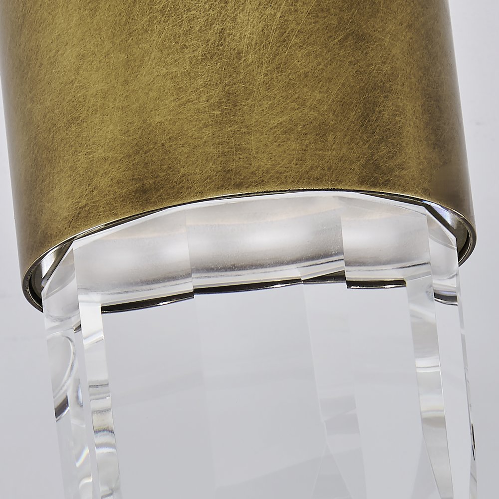 Ore 5-in (8-watt) LED True Brass Wall Sconce. Picture 18