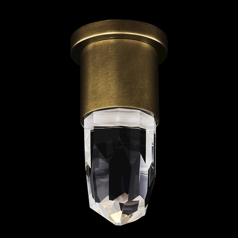 Ore 5-in (8-watt) LED True Brass Wall Sconce. Picture 21