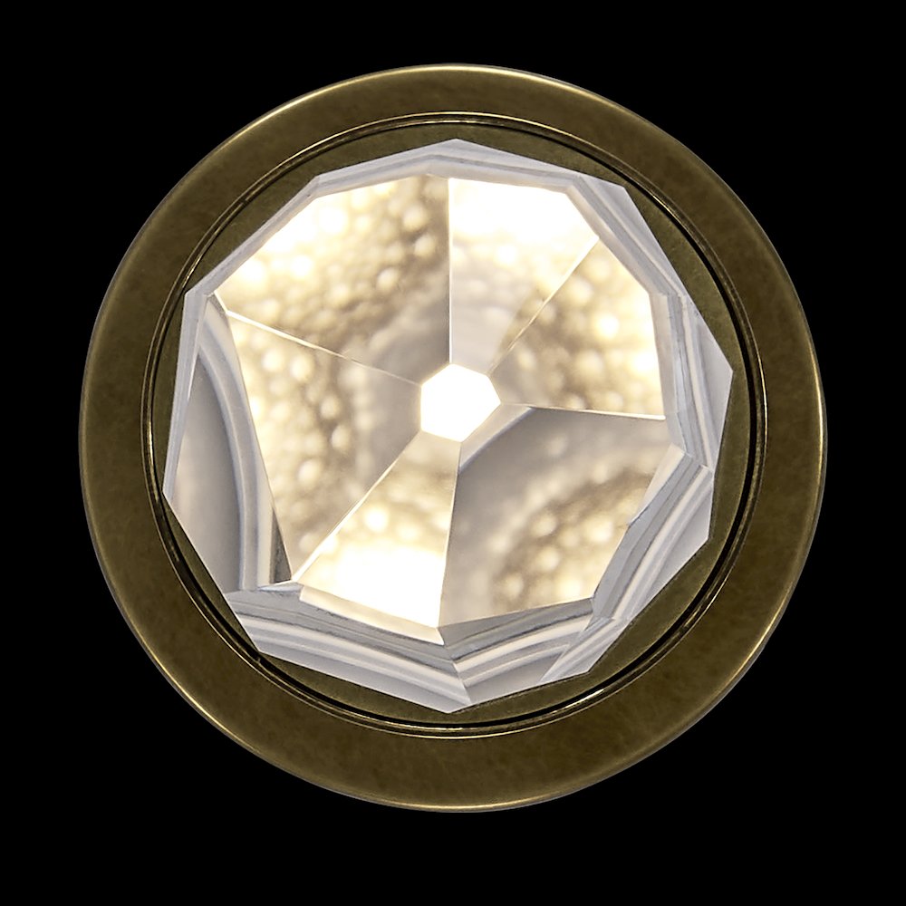 Ore 5-in (8-watt) LED True Brass Wall Sconce. Picture 23