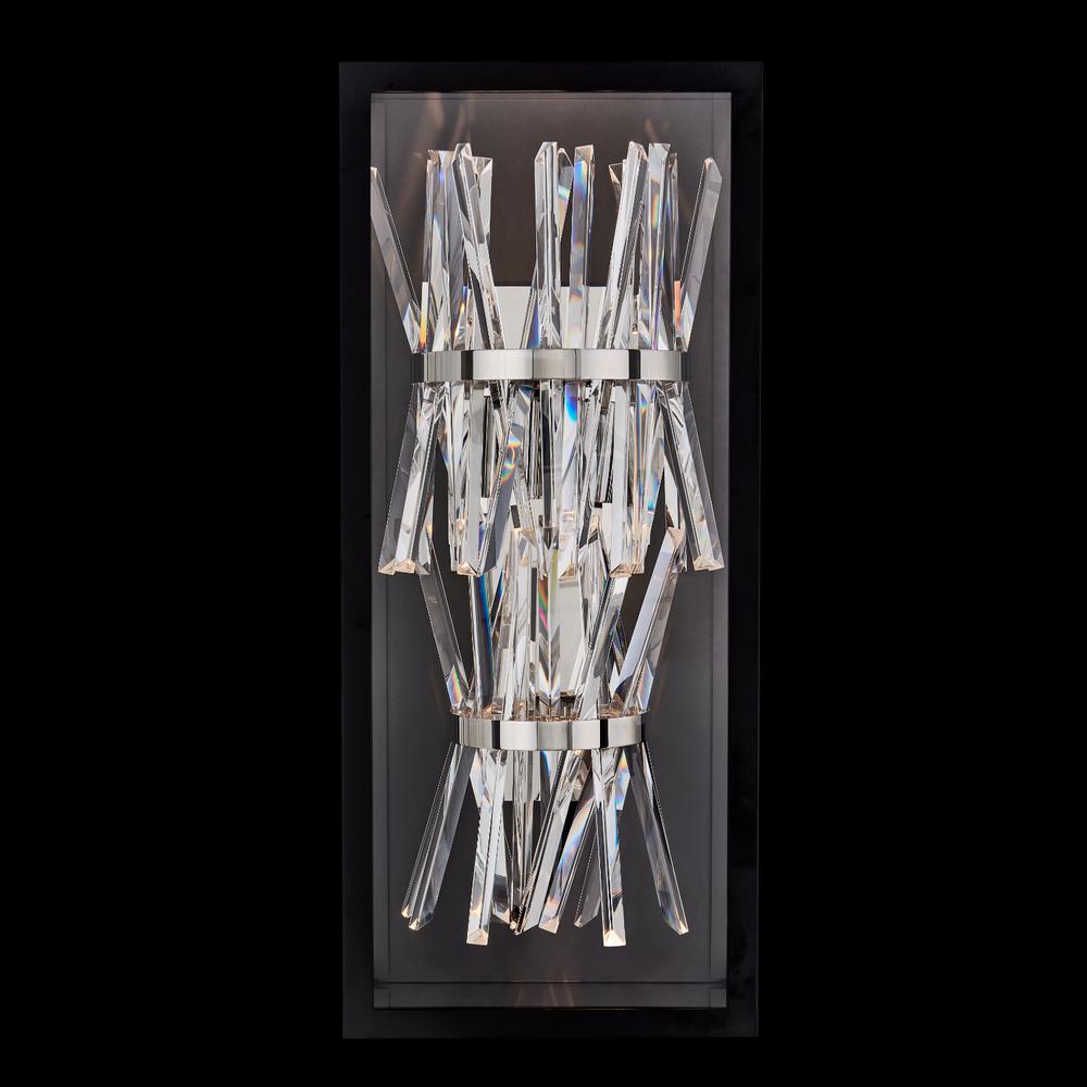 Glacier Esterno 25 in  Black Fluorocarbon Outdoor Wall Sconce. Picture 1