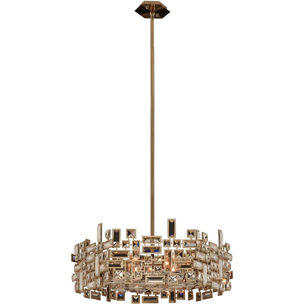 Vermeer 24 Inch Hexagonal Pendant. Picture 1