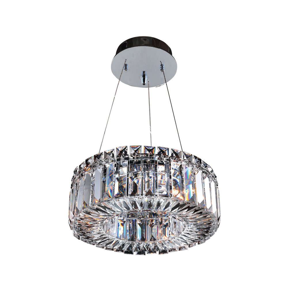 Rondelle 12 Inch Pendant. Picture 1