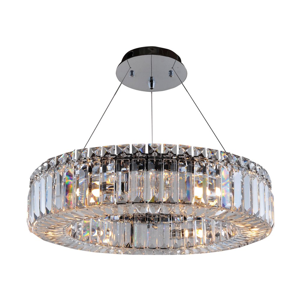 Rondelle 18 Inch Pendant. Picture 1