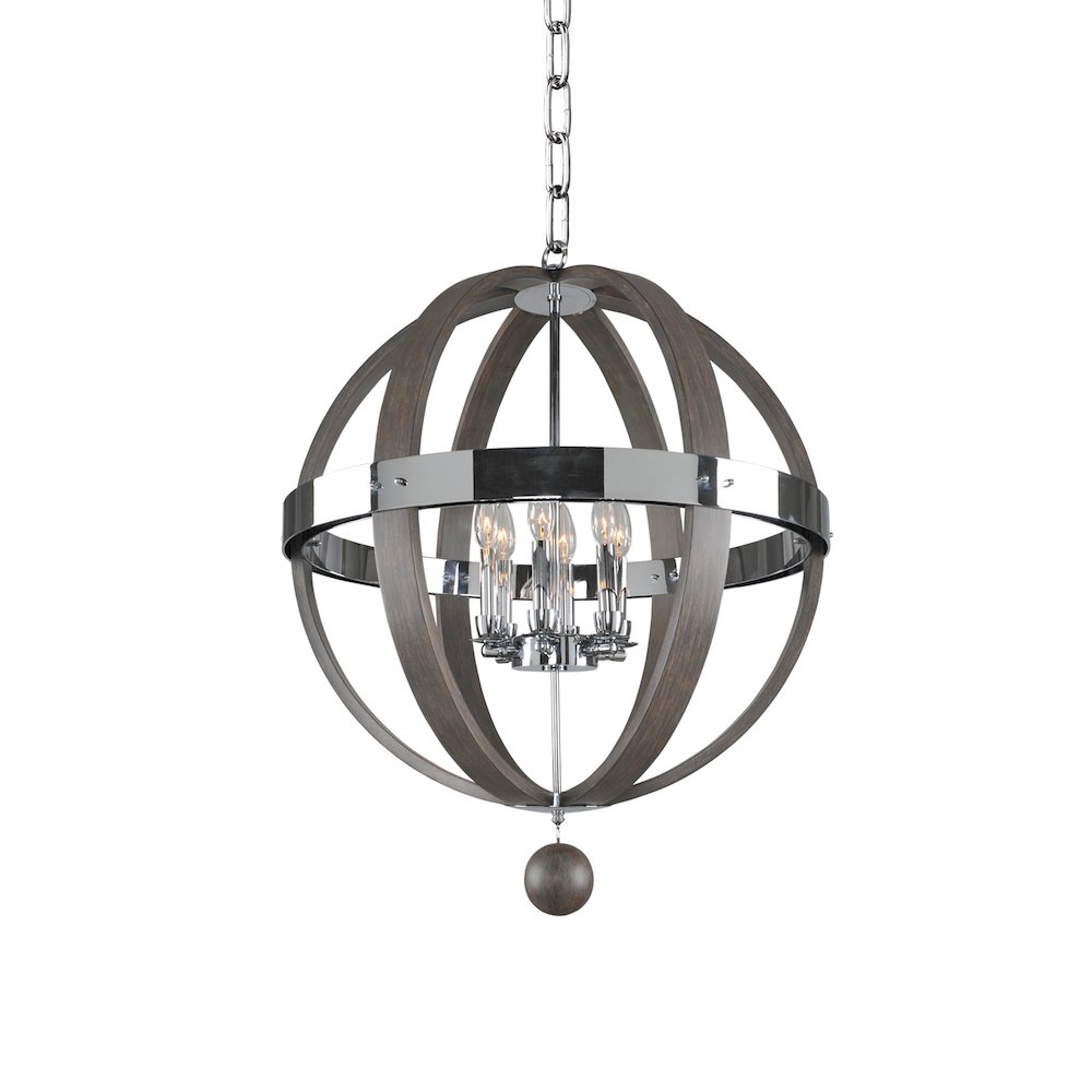 Sharlow 6 Light Pendant. Picture 1