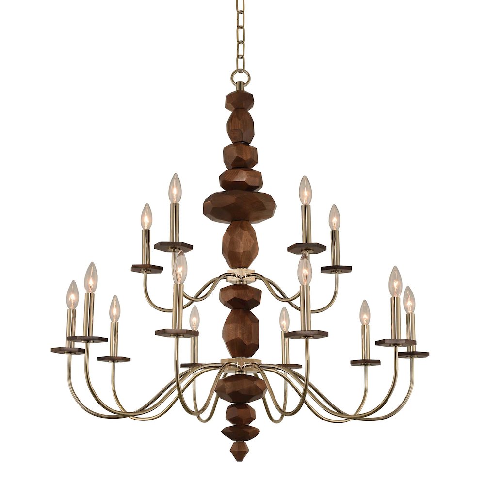 Lassen (10+5) Light 2 Tier Chandelier. Picture 1