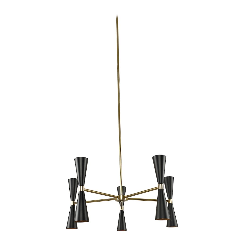 Milo 5 Arm Chandelier. Picture 1