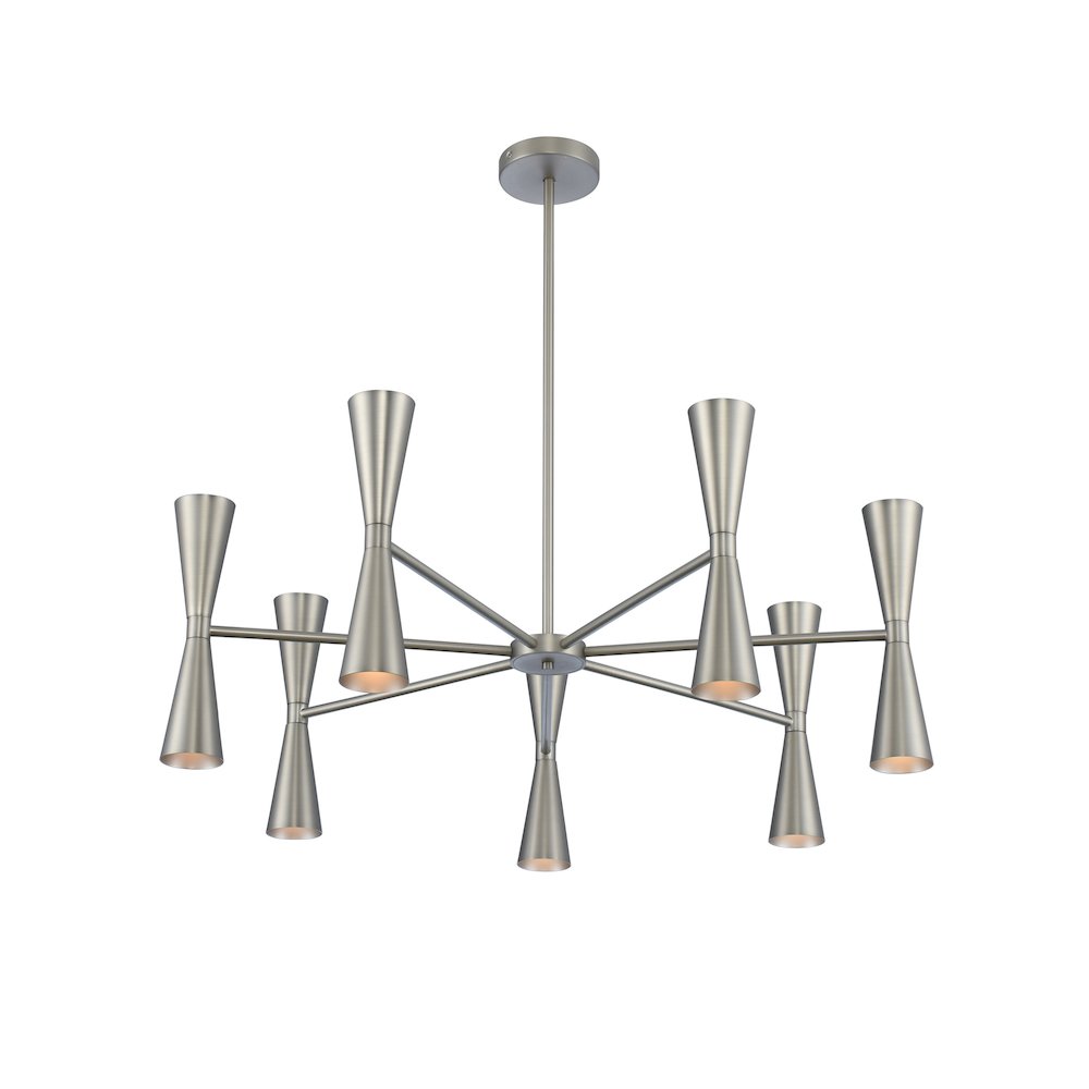 Milo 7 Arm Chandelier with 14 Lights. Picture 1