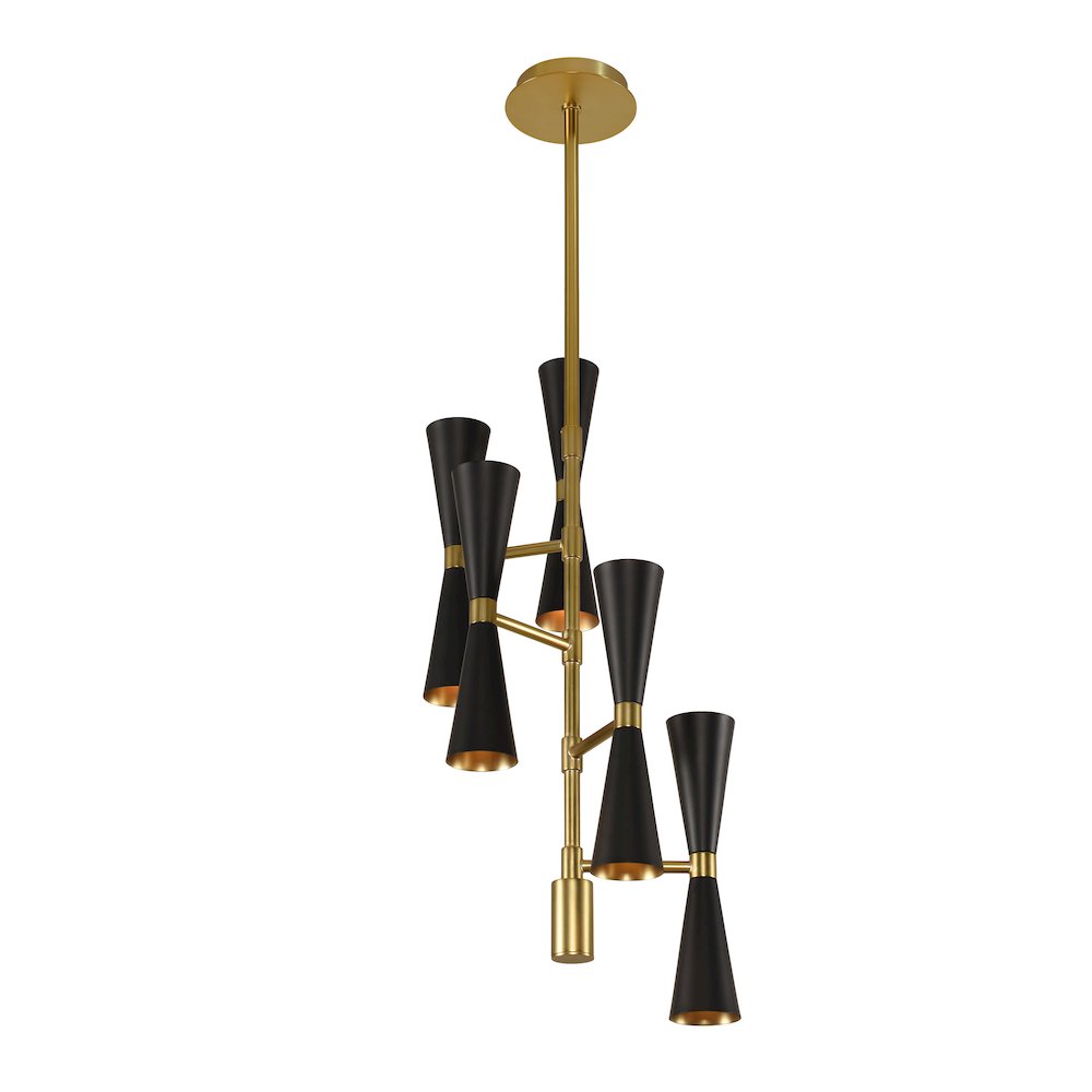 Milo 10 Light Foyer Chandelier. Picture 1