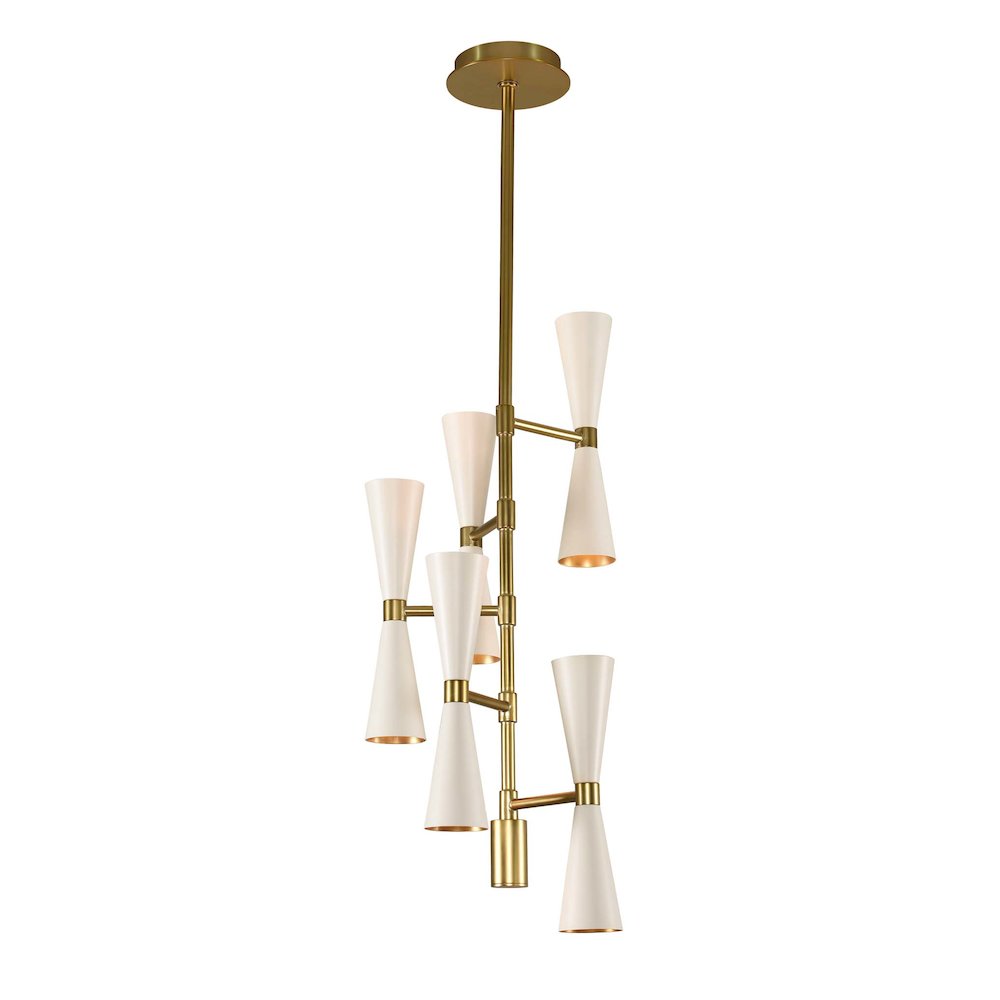 Milo 10 Light Foyer Chandelier. Picture 1