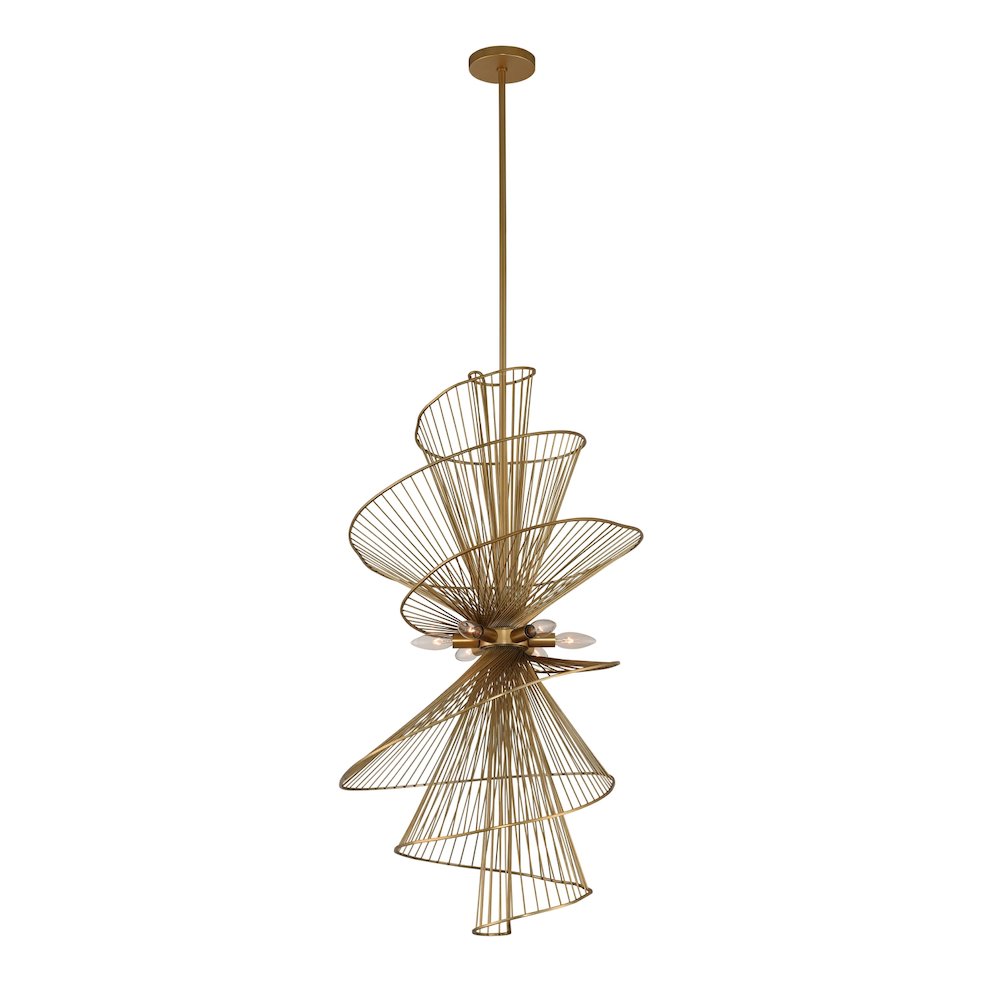 Aurora 6 Light Large Foyer. Picture 1