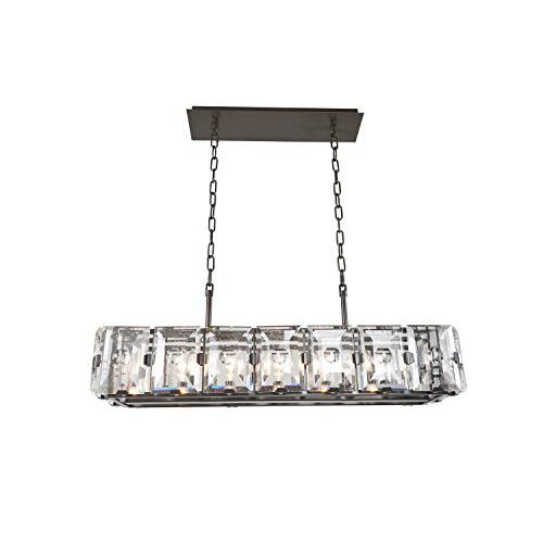Radiant Crystal Jewel 37-Inch Island Pendant, Belen Kox. Picture 1