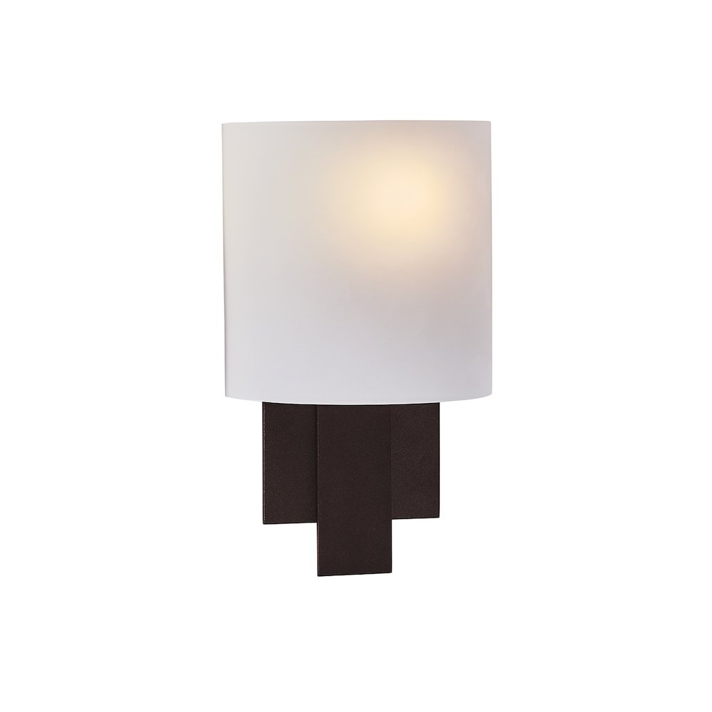 Espille 12.25-in 1 Light (60-watt) Bronze ADA Wall Sconce. Picture 2