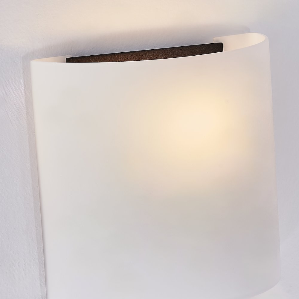 Espille 12.25-in 1 Light (60-watt) Bronze ADA Wall Sconce. Picture 5