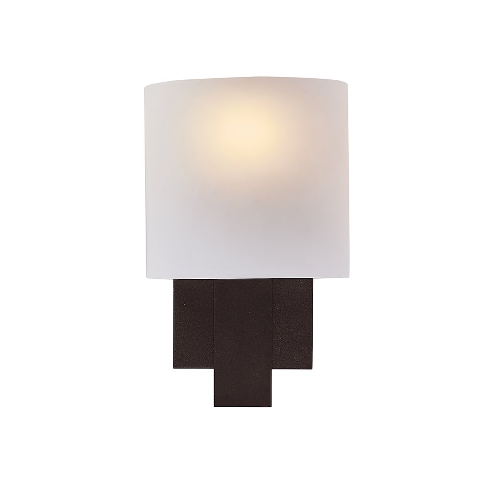Espille 12.25-in 1 Light (60-watt) Bronze ADA Wall Sconce. Picture 6