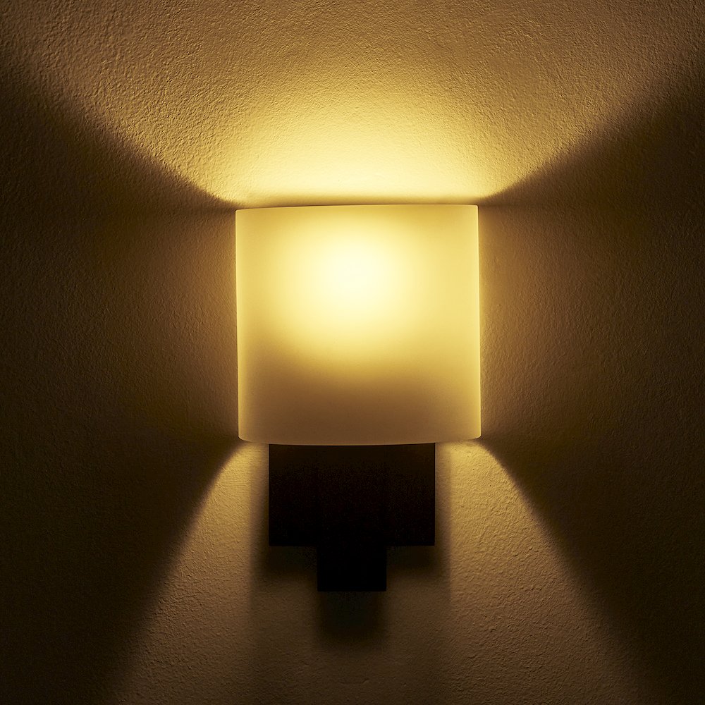Espille 12.25-in 1 Light (60-watt) Bronze ADA Wall Sconce. Picture 7