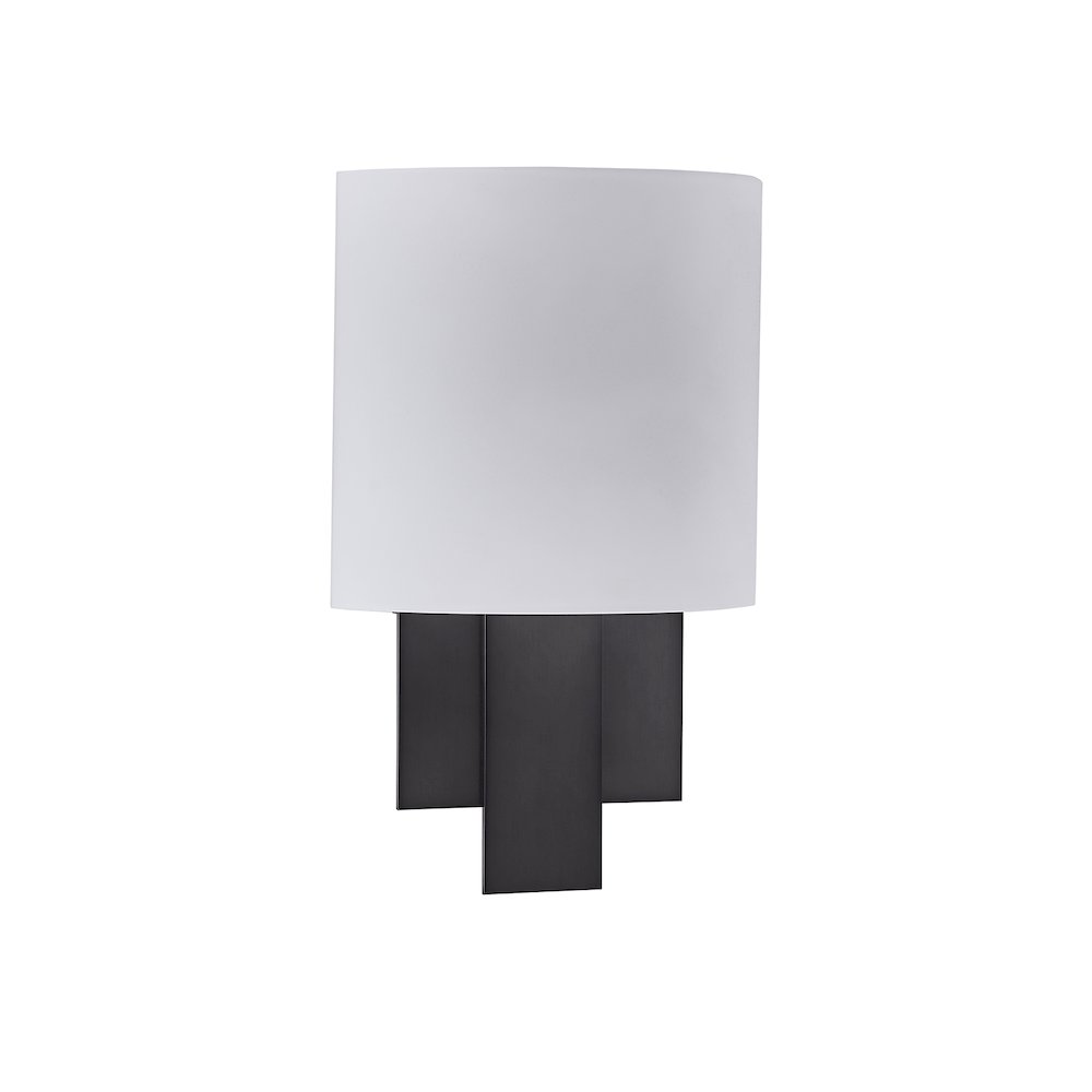 Espille 12.25-in 1 Light (60-watt) Satin Black Nickel ADA Wall Sconce. Picture 1